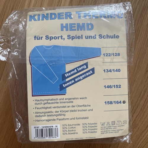 Kinder thermo hemd - kinder, =