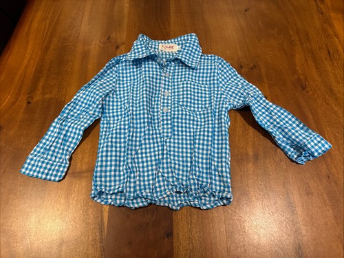 Hemd blau kariert für jungen - blau,