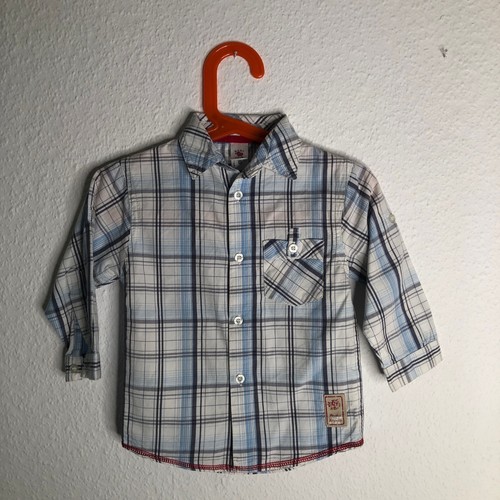 Hemd langarmhemd blau - 80,