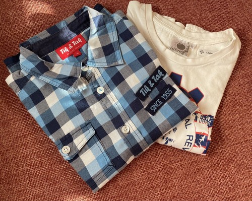 Hemd und shirt für jungs - hemd, t-shirt
