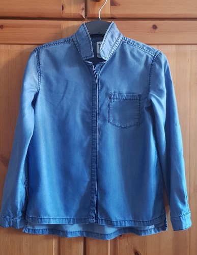 Hemd 146 152 blau - c&a,