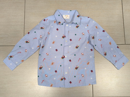 Hemd weihnachtshemd blau - weihnachtshemd,,